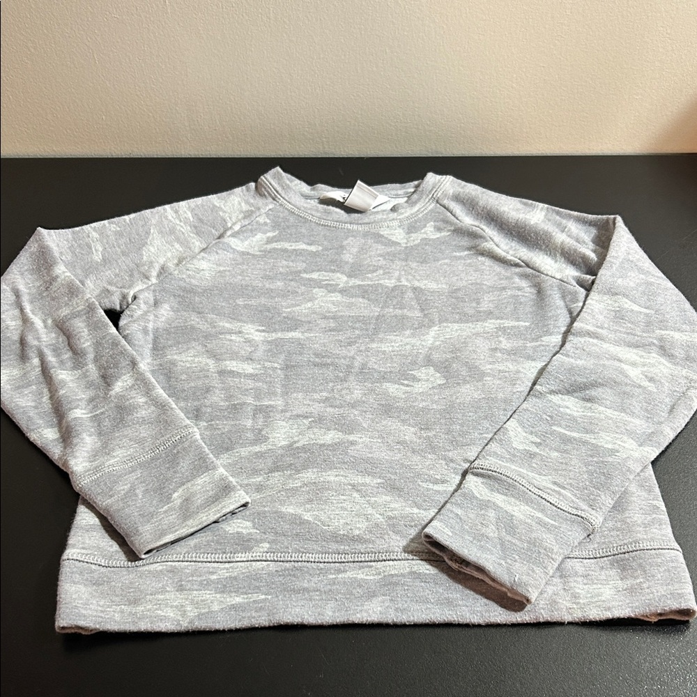 Athleta Girl Gray Camo‎ Sweatshirt